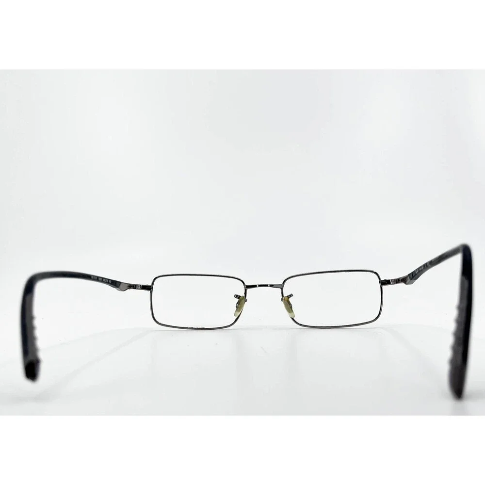 Ray-Ban RB 7511 1000 Eyeglasses Frames Mens Black Silver 49-19-140 1986
